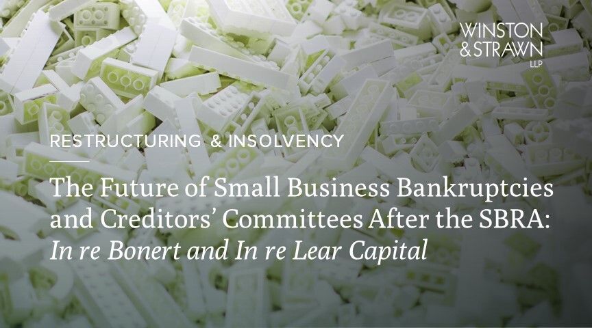 The Future Of Small Business Bankruptcies And Creditors Committees