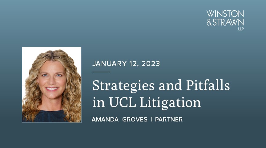 Amanda Groves Speaks at the Antitrust and Unfair Competition Law ...