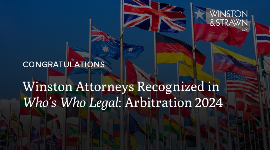 Winston Attorneys Recognized In Who S Who Legal Arbitration 2024   Accolade Wwl Arbitration 2024 1207 