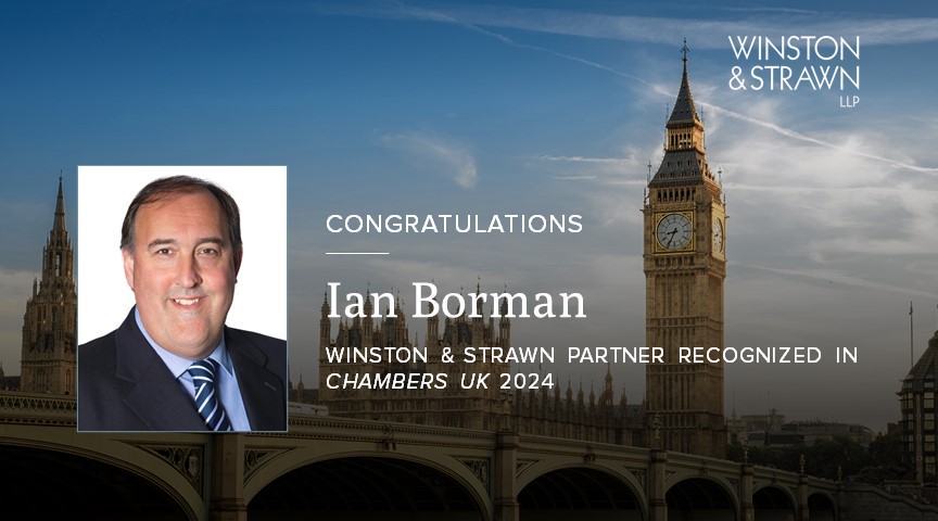 Winston & Strawn Partner Recognized In Chambers UK 2024 | Winston & Strawn