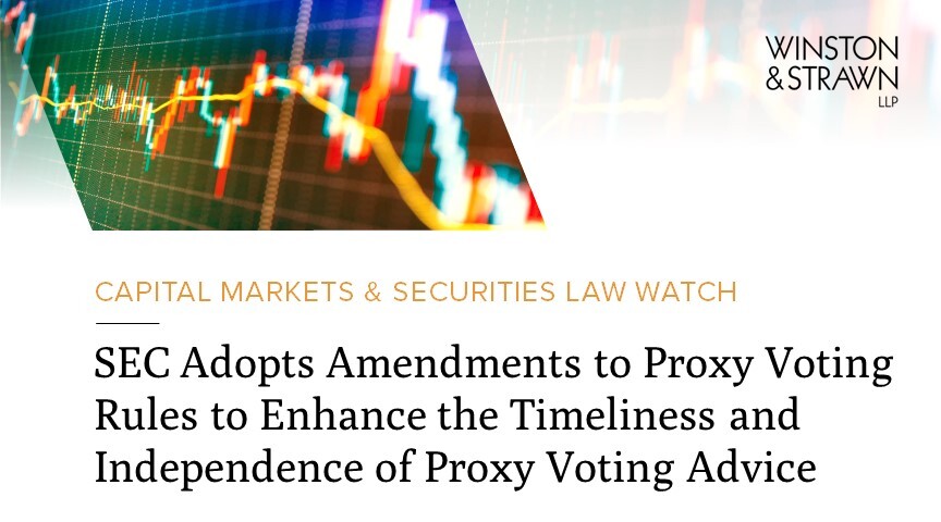 Sec Adopts Amendments To Proxy Voting Rules To Enhance The Timeliness And Independence Of Proxy 6217